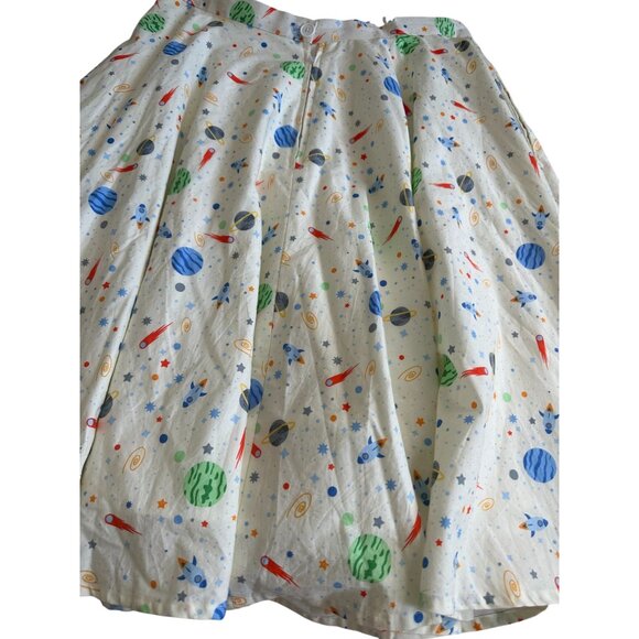 MAGNOLIA PLACE Solar System Outer Space A Line Skirt Size XXL - Picture 2 of 12